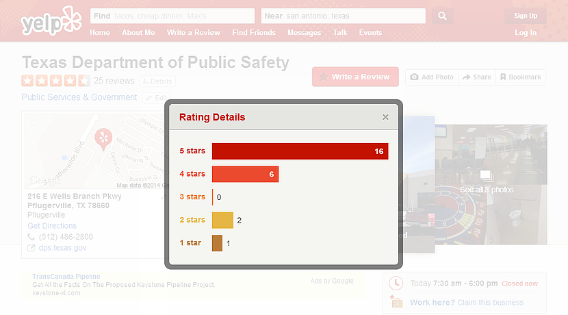 5_star_review_Yelp_-_Texas_DPS