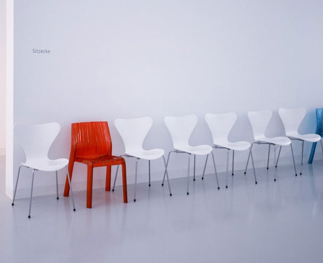 chairs in a row