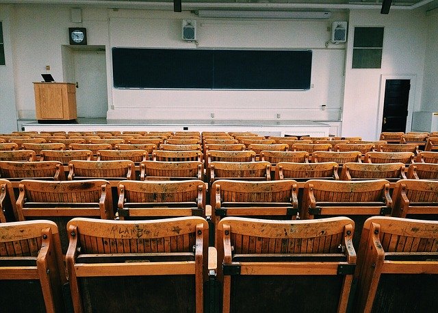 empty university lecture hall college