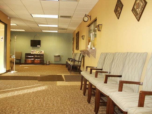 an empty waiting room