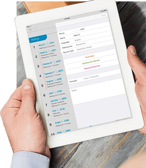 Queue Management System Qless Tablet