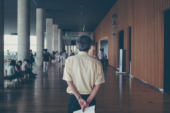 a professor waits