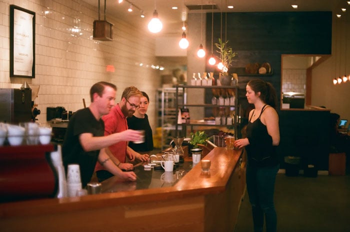woman enjoying better customer service